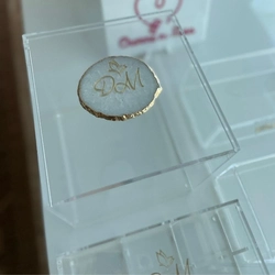 Caixa Seringas da Semana Ágata Natural - Logo inicial ou desenho