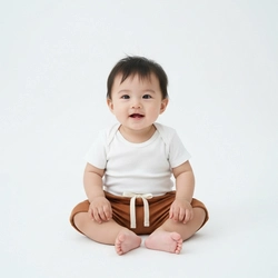 Shorts Avulso Barra Virada Suedine Liso Masculino BabyCotton