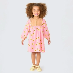 Vestido Manga Longa Girassol Hering - Feminino