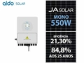 Gerador De Energia Solar Deye Hibrido Solo Romagnole Deye Gf 4,64kwp Ja Deep Blue 580w Bif N-type Sun 5kw Hib 2mppt Bif