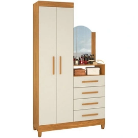 Roupeiro Comoda Albatroz Capri 04 Gvt e 02 Pts - 9732.228