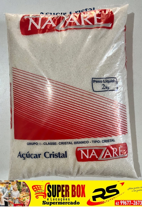 Açúcar Cristal Nazaré 2kg
