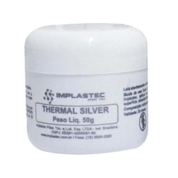 Pasta Termica 50g Thermal Silver Prata Implastec