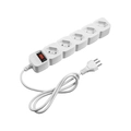 Protetor Eletronico C/ 5 Tomadas Branco Epe 205 + 3 Metros 4824202