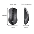 Mouse Lenovo Lecoo M1102 Usb 1200 Dpi