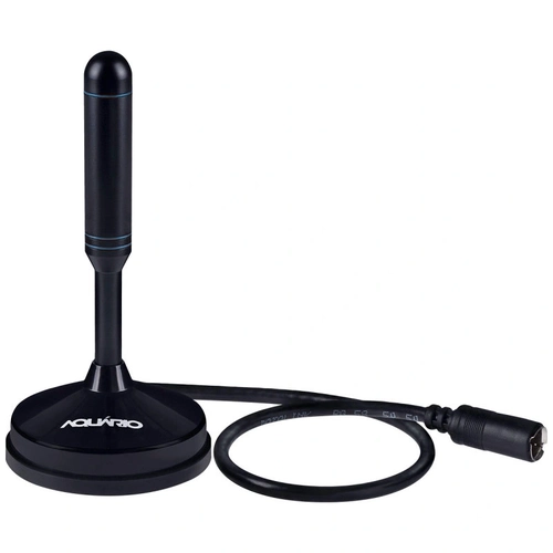 Antena Digital Hdtv 5  Em 1 Vhf/uhf/fm/hdtv/4k Uso Interno Ou Externo Com Cabo 5 Metros Dtv-150