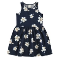 Vestido Regata Malwee Floral Feminino - Azul Marinho