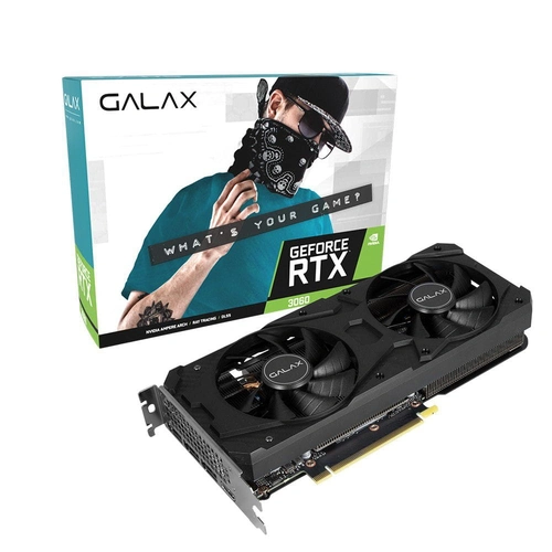 Placa de Video NVIDIA 12GB RTX3060 GALAX 1-Click OC GDDR6 192bit - 36NOL7MD1VOC