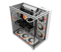 Gabinete Gamer Forcefield Max White Ghost - Gffmaxwg