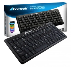 MINI TECLADO MULTIMIDIA USB MK201BK