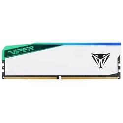 Memória Patriot Viper Elite RGB, 32GB, 6000MHz, DDR5, CL30, White - PVER532G60C30W