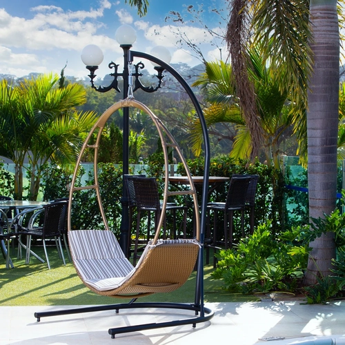 Balanço  em Fibra Sintética Alumínio e Pintura Epóxi 160 cm  (com base) Fernando de Noronha