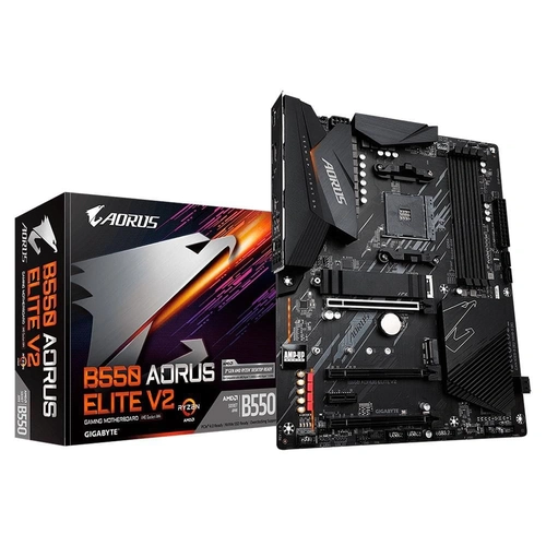 Placa Mãe AM4 Gigabyte B550 Aorus Elite V2 DDR4