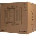 Gabinete Gamer Fortrek Clarity Branco Lateral Vidro