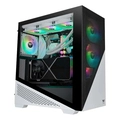 Gabinete Gamer Thermaltake Divider 370 TG, Mid-Tower, ARGB, Vidro, 3 fans ARGB, Snow - CA-1S4-00M6WN-00