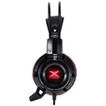 Fone de Ouvido Headset Gamer Taranis V2 P2 Com Microfone - Preto e Vermelho
