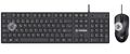 Kit Mouse e Teclado Fortrek C13 Office USB ABNT2 Preto - 84936