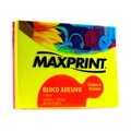 Bloco Adesivo 76X102mm 2 Cores Neon Maxprint