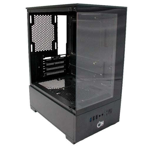 Gabinete Gamer ON Gaming ON-ARM-X, Lateral de Vidro Temperado, s/ Fans, Preto - ARMX0C0000021