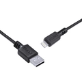 Cabo USB-A 2.0 x Lightning Iphone Com Certificado MFI Pcyes 1 Metro Preto - PUALP-01