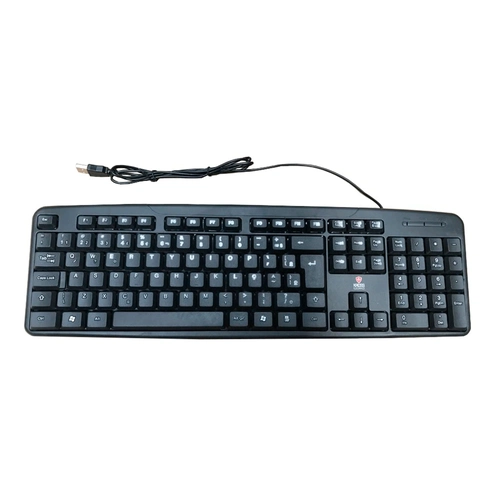 Kit Teclado e mouse Kross Elegance, USB, ABNT2, Preto - KE-KM400