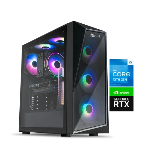 Pc Gamer FPS Headshot, Intel Core i5 13400F, NVídia Geforce RTX 5060, 32GB Ram, SSD 1TB, Gabinete RGB
