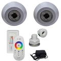 Kit 2 Leds Para Piscina Rgb 9w Modulo E Fonte 110v/220v