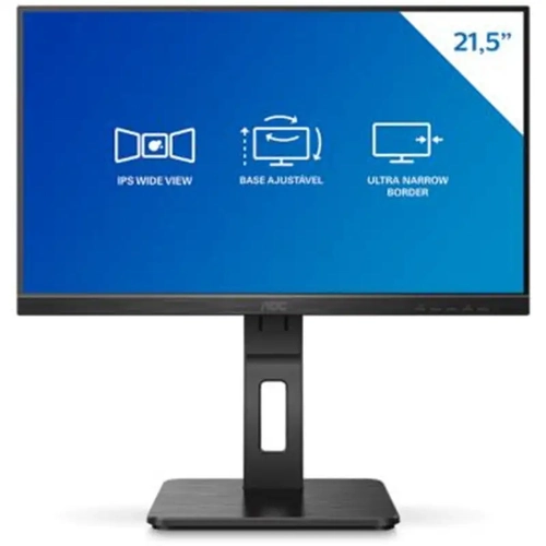 Monitor Aoc 215 22p2es Led 75hz Fhd Com Base Ajustável