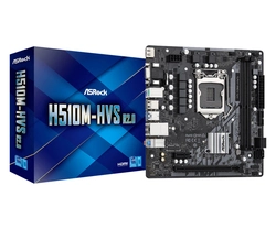 Placa Mae Asrock Lga1200 H510m-hvs R2.0 2xddr4 (máx.64gb) 2x Usb3.2 4x Usb2.0 4xsata Vga/hdmi 1xpcie 4.0 X16 1xpcie 3.0