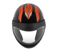 Capacete New Sport Moto Tamanho 58 Preto/laranja- Pro Tork