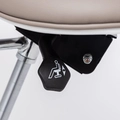 Cadeira Mocho Ergonômico Exclusiva 360° Graus Com Apoio e Suporte Cinza