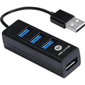 Mini Hub Usb 4 Portas Preto Bright