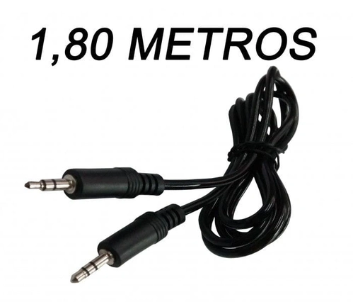 CABO DE AUDIO P2 MACHO X P2 MACHO 1.8MT