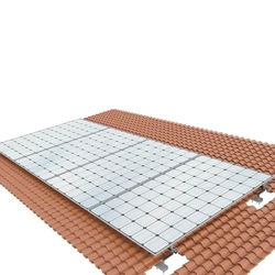 ESTRUTURA P/ 4 MOD. SKS CERÂMICO/COLONIAL (S/ PERFIL)