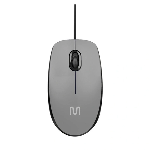 Mouse Multilaser USB Mf400 Silent Cinza - Mo387