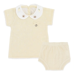 Conjunto Vestido e Calcinha Tricot - Chantilly e Poá Feminino