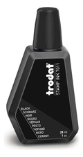 Trodat 7011 Preta 28ml Tinta Para Carimbos Autoentintados