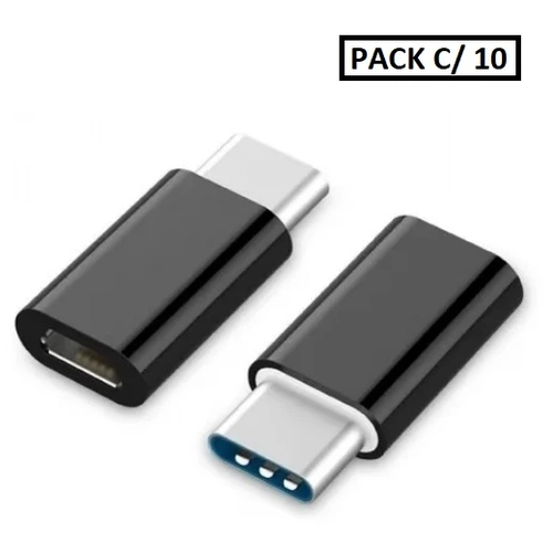 Adaptador Type-c Macho P/ V8 Femea (pct C/ 10) Mod. Le-5542