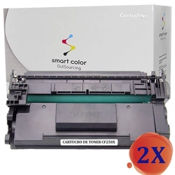 KIT 2 TONER COMPATÍVEL CF258X 58X 258X  M428FDW M428DW M404DW M404N  SEM CHIP (SMART COLOR)