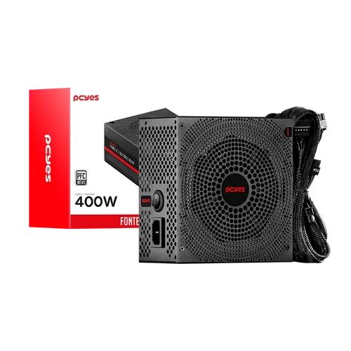 Fonte 400w Pcyes Electra Preto - Elec400w