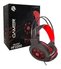 Fone Headphone Gamer Led Com Adaptador Ps4/Pc Rgb Hf2200 Hayom
