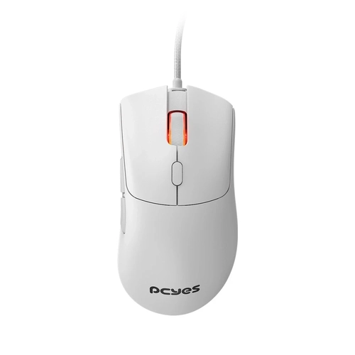 Mouse Gamer Pcyes Hydrus Black White Ghost 12400dpi - Pmghwg