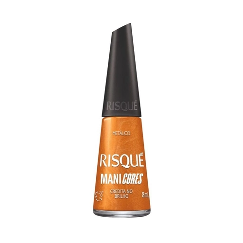 Esmalte Metálico Risqué Manicores Credita No Brilho 8ml
