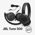 Fone de ouvido Heaphone com microfone Tune 500blk Preto com fio P2  - JBL