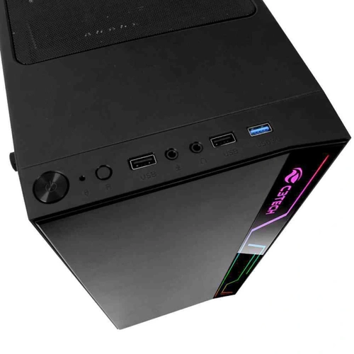 Gabinete Gamer C3tech Mid Tower C/ Led Mt-g400bk S/ Fonte