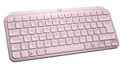 Teclado Logitech Mx Keys Mini Rosa Padrão Us 920-010507
