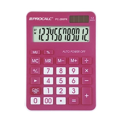 Calculadora Mesa Pc286 Pk12 Digitos Pink