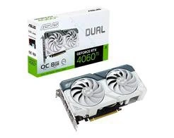Placa de Video Asus Geforce Rtx 4060 Ti Dual Oc Edition White 8gb Gddr6 128 Bits  - Dual-rtx4060ti-o
