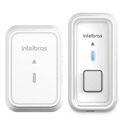 Campainha Intelbras Sem Fio Com Bateria Branca - Cib 101 - 4522001