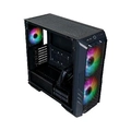 Gabinete Cooler Master Haf 500 Lateral Vidro Temperado - 2 Fans Argb 200mm Led Argb - Preto - H500-kgnn-s00